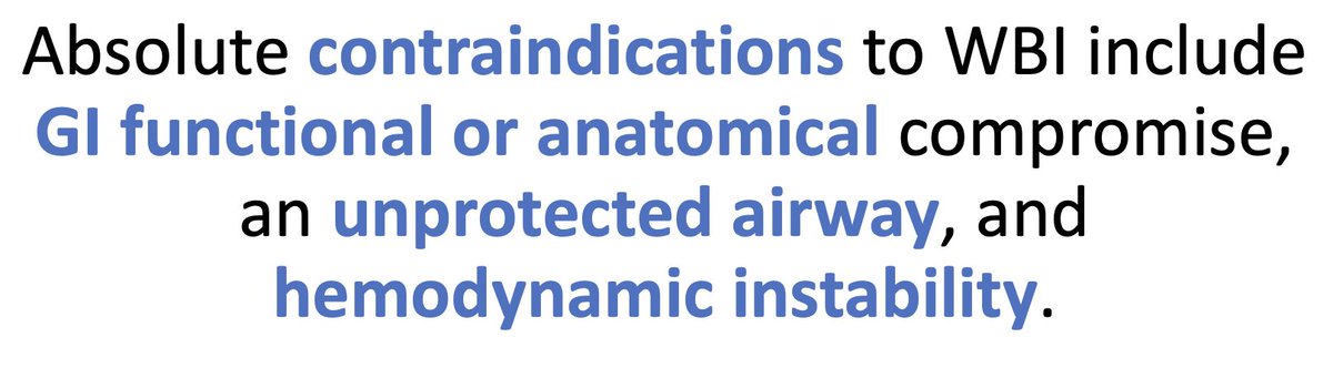 Dr. Durr convinced us that Whole Bowel Irrigation should be done more routinely that we are currently doing. 

Should be considered in drugs that are sustained release, enteric-coated, not absorbed by activated charcoal, and for removal of illicit drugs.