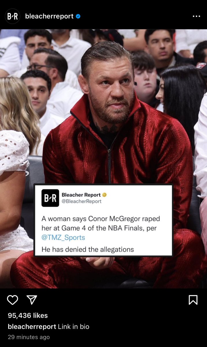 @BleacherReport why turning off the comments? 🤦🏾‍♂️ Yall wanna start this narrative but can’t handle the opinion of the readers. Smh 

#connormcgregor #mcgregor