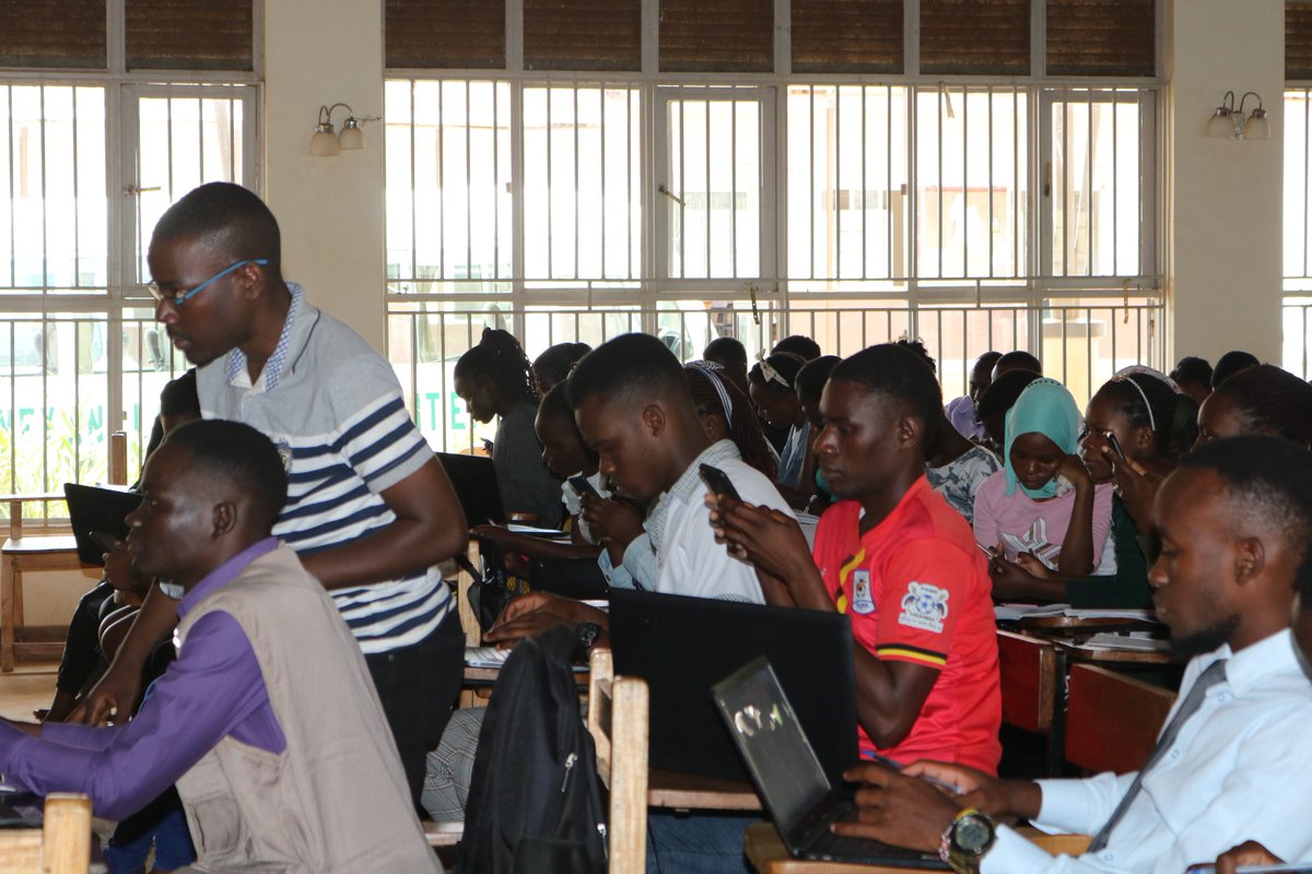 Data collection tools play a crucial role in gathering,organizing and analysing data #Training on the Kobo Toolbox #Vision YouthMappers from Institute of Survey and Land Management Entebbe 
@osmuganda 
@youthmappers