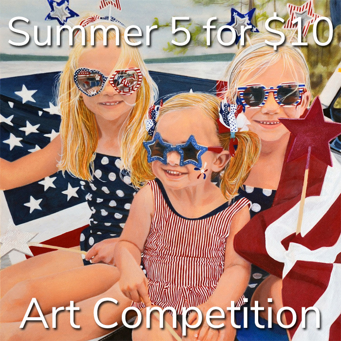 Final day to enter Light Space & Time Online Art Gallery's 'Summer 5 for $10' Online Art Competition. Deadline is today - June 15th. buff.ly/43BqWv6 

#lightspacetime #onlineartgallery #abstractart #abstracts #summer #openartcompetition #openartcontest #summer5for10