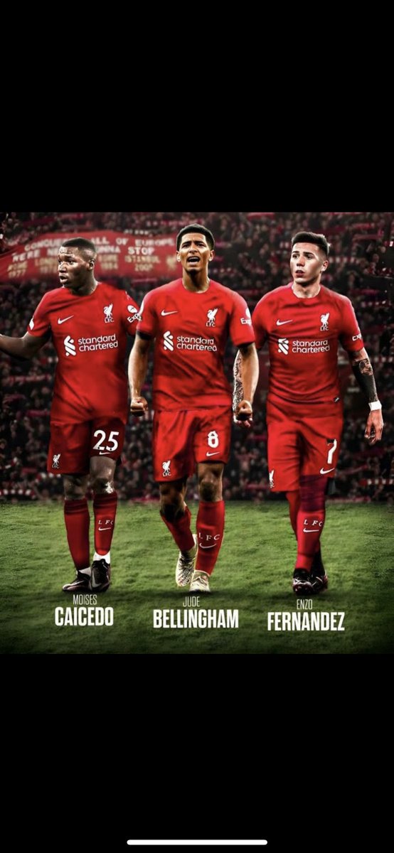 We thought we was getting this as the midfield rebuild and we couldn’t even land or afford one of them #LFC #FSGOUTNOW @LFC 🔴