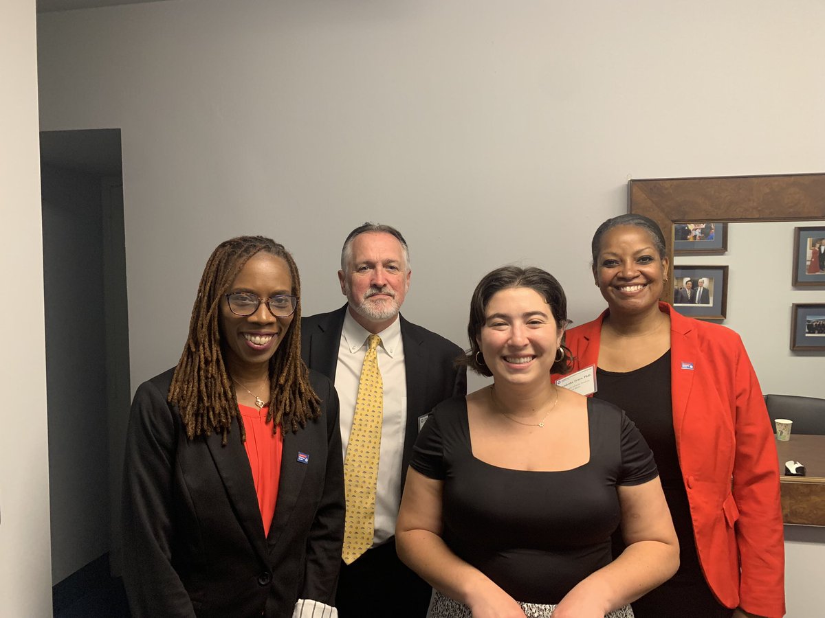 Great meeting with Emma from my representative @BradSherman ‘s office to get support for child safety and mental health research funding. #APAAdvocacy @brendesha