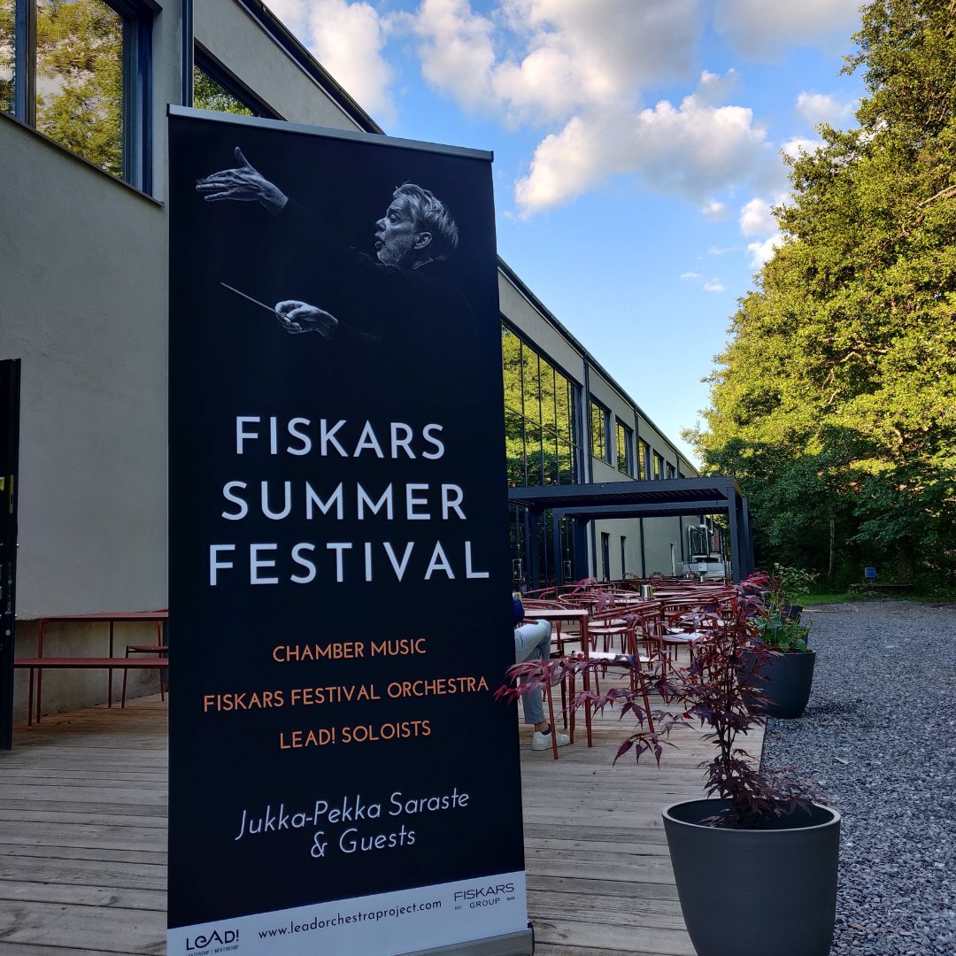 New collaboration between Fiskars Summer Festival and Veitsitehdas Gastrobar!
Lunch and drinks available after the concert with LEAD! Soloists. 
Tickets: 
tiketti.fi/fiskars-summer…