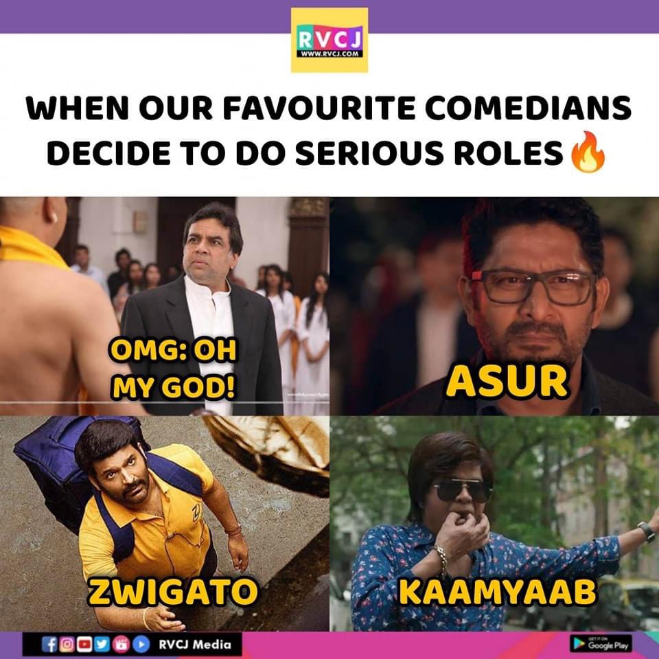 They were lit 🔥
#omgohmygod #pareshrawal #asur #arshadwarsi #zwigato #kapilsharma #kaamyaab #sanjaymishra #bollywood #rvcjmovies