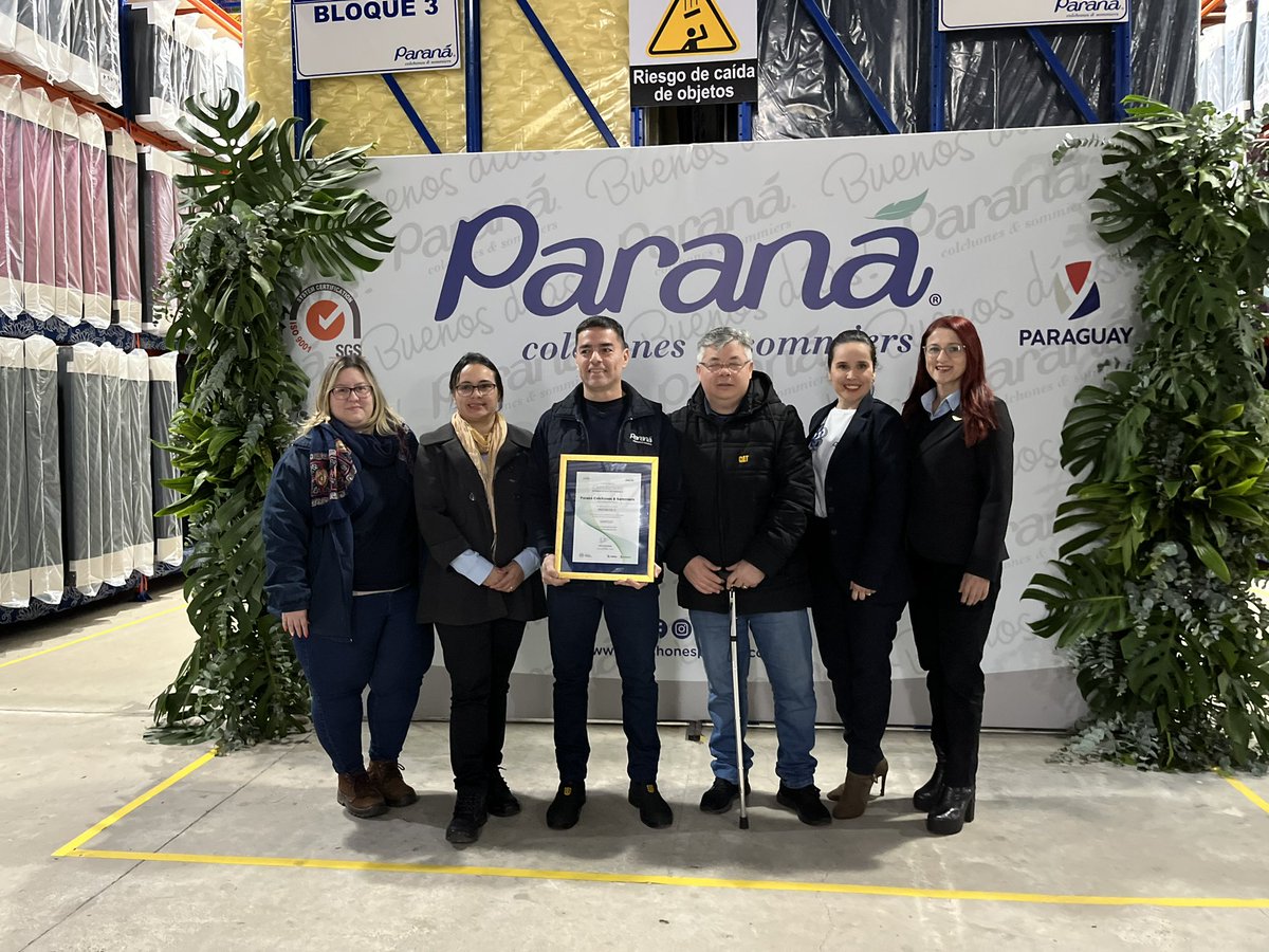 REDIEXParaguay's tweet photo. @colchonesparana es una empresa originaria de Itapúa, que se dedica a la fabricación industrial de colchones y sommiers de altísima calidad, que se comercializan a lo largo y ancho del país y también en el exterior 🛌✅ https://t.co/EienBOslfn