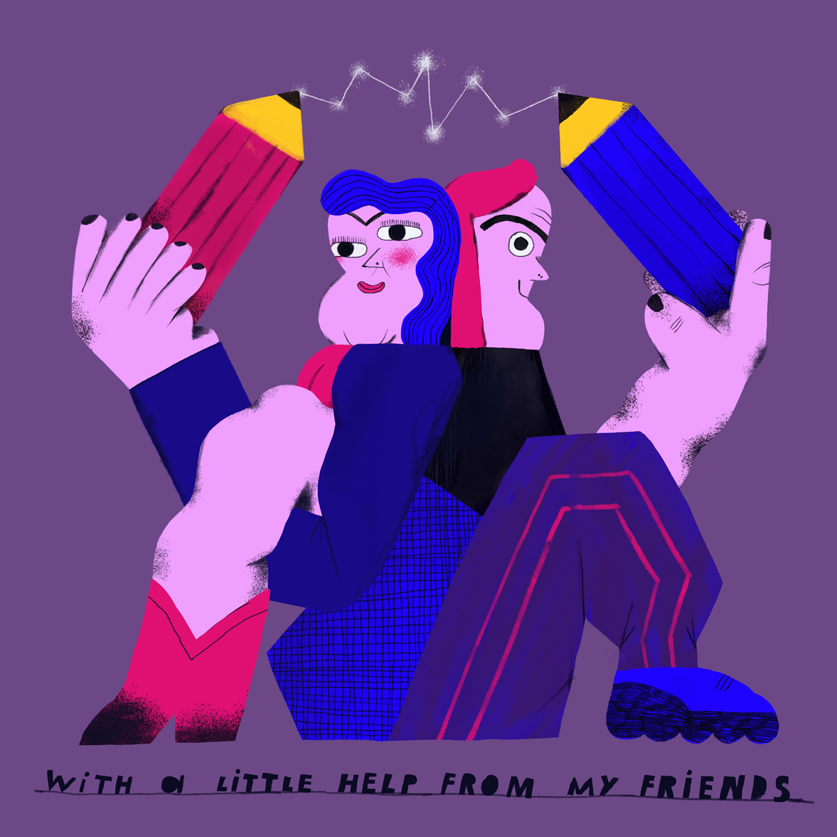 Launching our project "With A Little Help from My Friends" with artist talks by three amazing Ukrainian illustrators and comic artists in the end of June! Don't miss! facebook.com/events/1304569… Illustration by <a href="/AnnaSarvira/">Anna Sarvira</a>