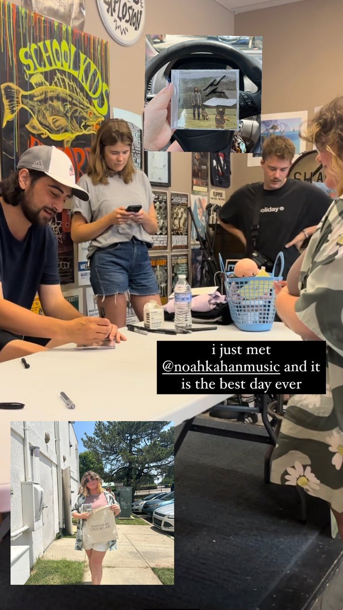 shaeleeeeeeee's tweet photo. met noah kahan and saw boygenuis in the same day https://t.co/KP3eSHw0ak