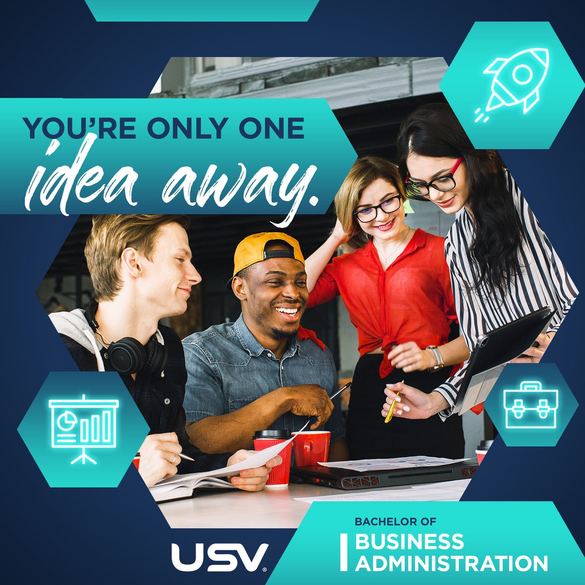 Take a byte outta the future of business with USV's Business Administration program! Our innovative approach to education will allow you to make a difference in the business industry. Learn more here ▶️ bit.ly/431UsJe  #BusinessAdministration #USV #FuturisticCareers
