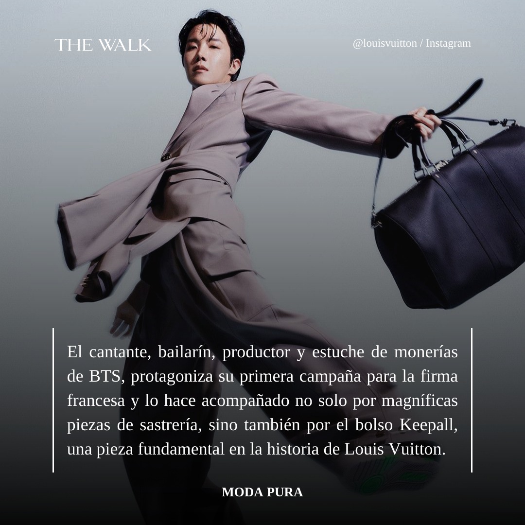 thewalk_mx's tweet photo. Moda Pura
J-Hope no solo sabe moverse bien en los escenarios, también lo hace de maravilla en las campañas, como lo deja en claro su nueva serie de imágenes para Louis Vuitton.
#JHope #LouisVuitton #Keepall #LV #BTS #Moda #ModaPura https://t.co/l7fv0D76lQ