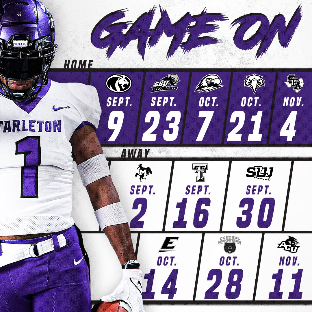 TarletonFB's tweet photo. September can’t come soon enough 💯 https://t.co/40yuHW0K8N