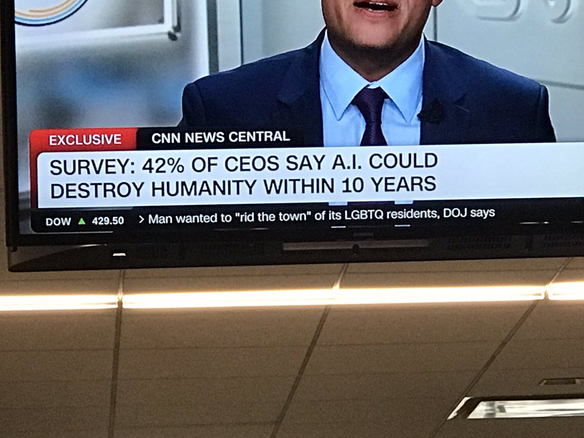 When you look up at the office TV and there’s a lot going on…