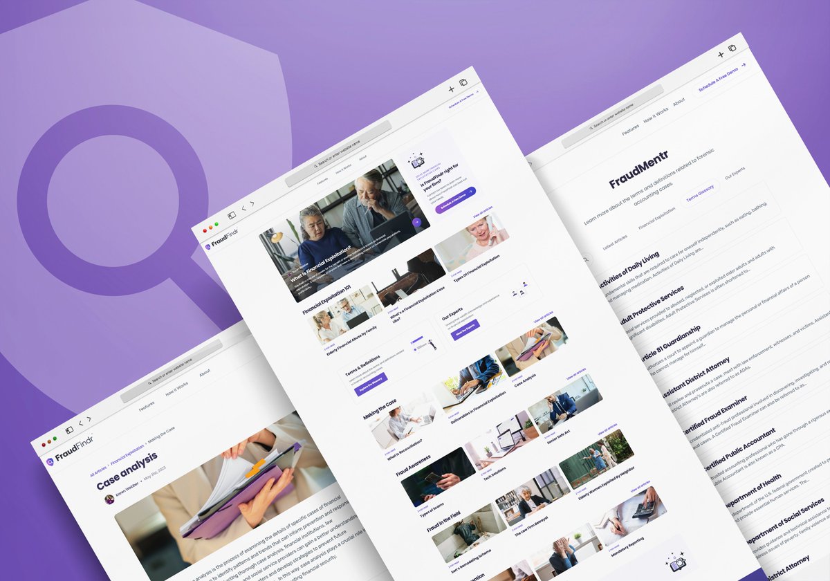 FraudFindr's tweet image. For World Elder Abuse Awareness Day we're introducing FraudMentr!

A knowledge hub for fighting financial exploitation. Explore articles, resources, and industry expert insights. Let's educate, empower, and bring an end to financial exploitation.

fraudfindr.com/fraudmentr/

#WEAAD