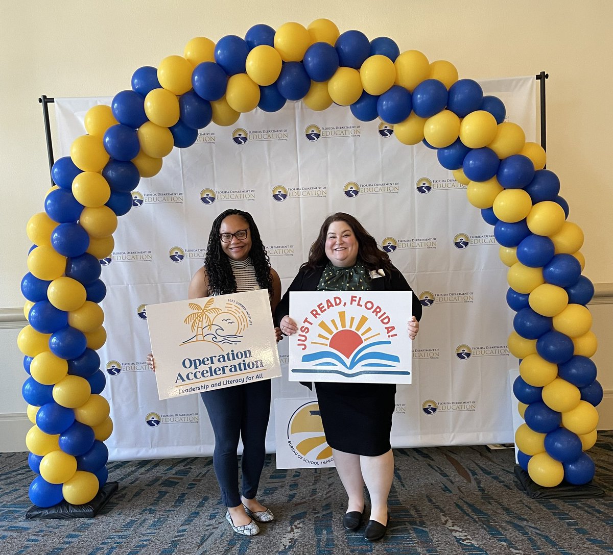After attending FLDOE Summer Literacy Institutes in the past, I felt so inspired &amp; hoped to one day support elementary and secondary literacy across FL. Presenting at the ‘23 institutes as an SRLD has truly been a full circle moment I’ll never forget 💕@SarahHallKg