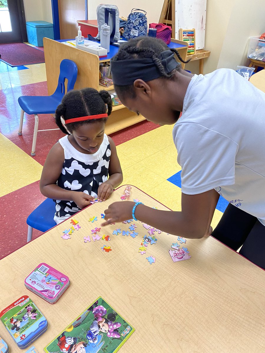 We went on a Jigsaw Journey! We completed 12, 24, 48, 50, 63, and 100 pieces! At first, it seemed unreachable but we learned to work through it and we did it! #trinitylearns #trinitysummercamps