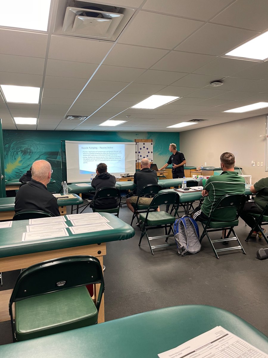 Great night hosting the <a href="/JSMPJAX/">JSMP</a>  lecture series “Myofascial Pain and Dysfunction”. Fantastic lecture with a learning lab. Thanks to Chris Kopp from Premier Physical Therapy for a dynamic presentation