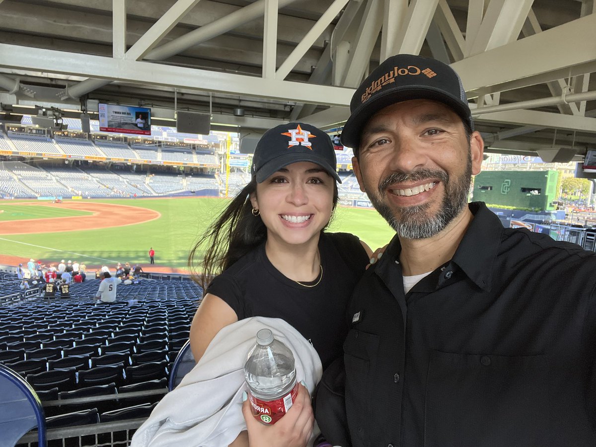 Visiting from Texas… Kicking off Father’s Day weekend catching some Cali games.  #BringTheGold