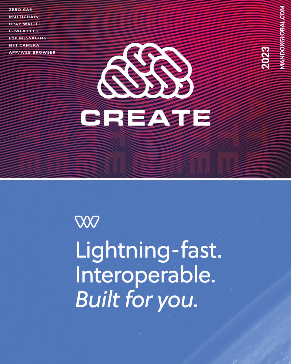 @MandoxCreate 🤝🏽 @Wire_Blockchain 

$Mandox #Mandox #Create #NFT #crypto #ETH #NFTMarketplace #MintingNow #Mint #NFTProject #Interoperability