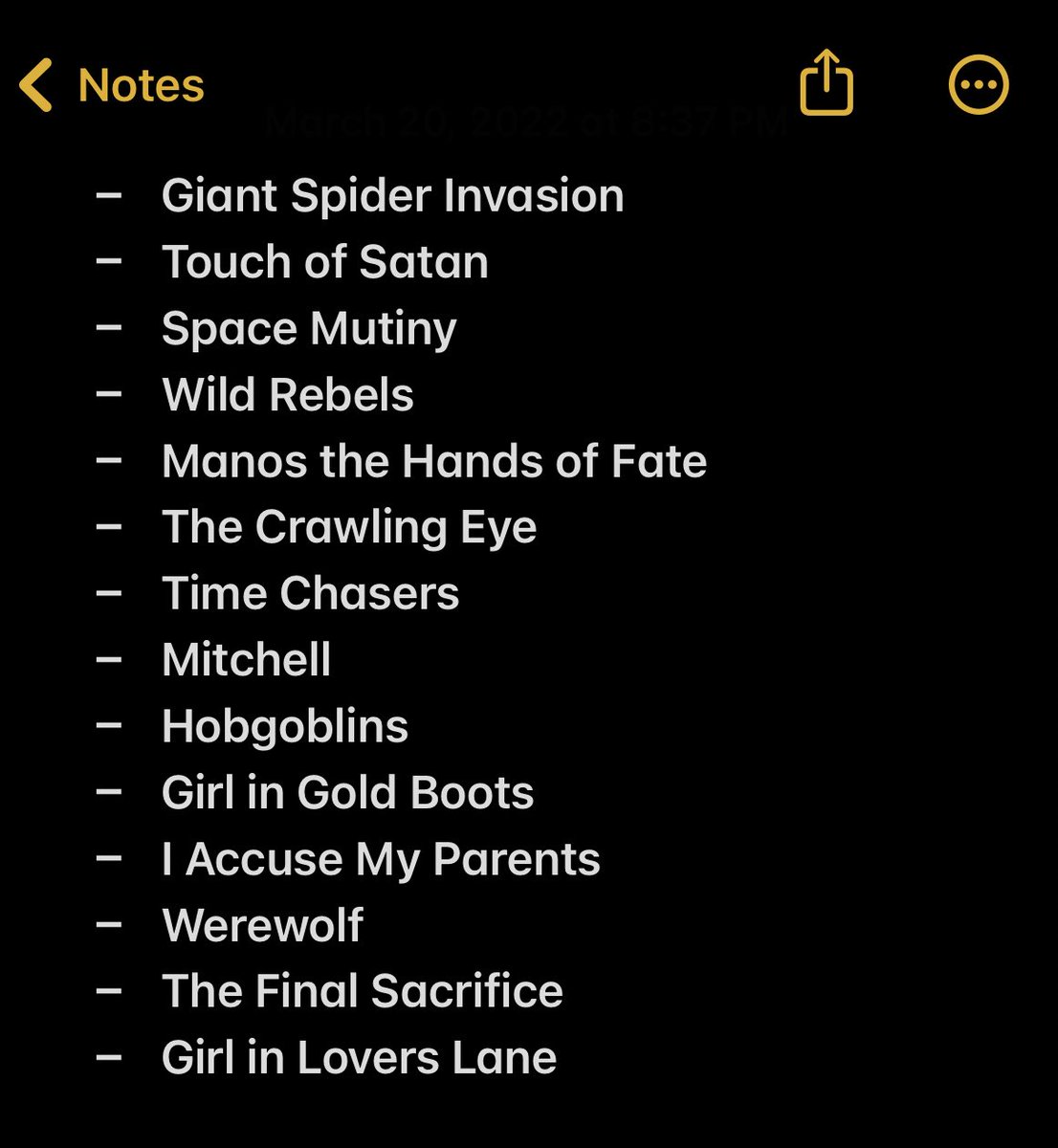 Randomly Important List.
In no particular order, my top 10 favourite #MST3K episodes: