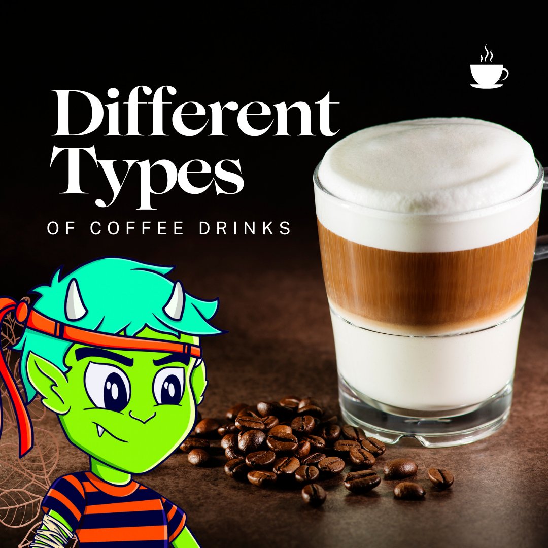 littlemutantnft's tweet photo. Here are some of the different types of coffee drinks you can make with your Little Mutants Coffee🧪 (or any #Coffee for that matter)☕️👀 #letsmutate

Which one is your favourite?🤔

1/🧵 https://t.co/2nZYZ89mAG
