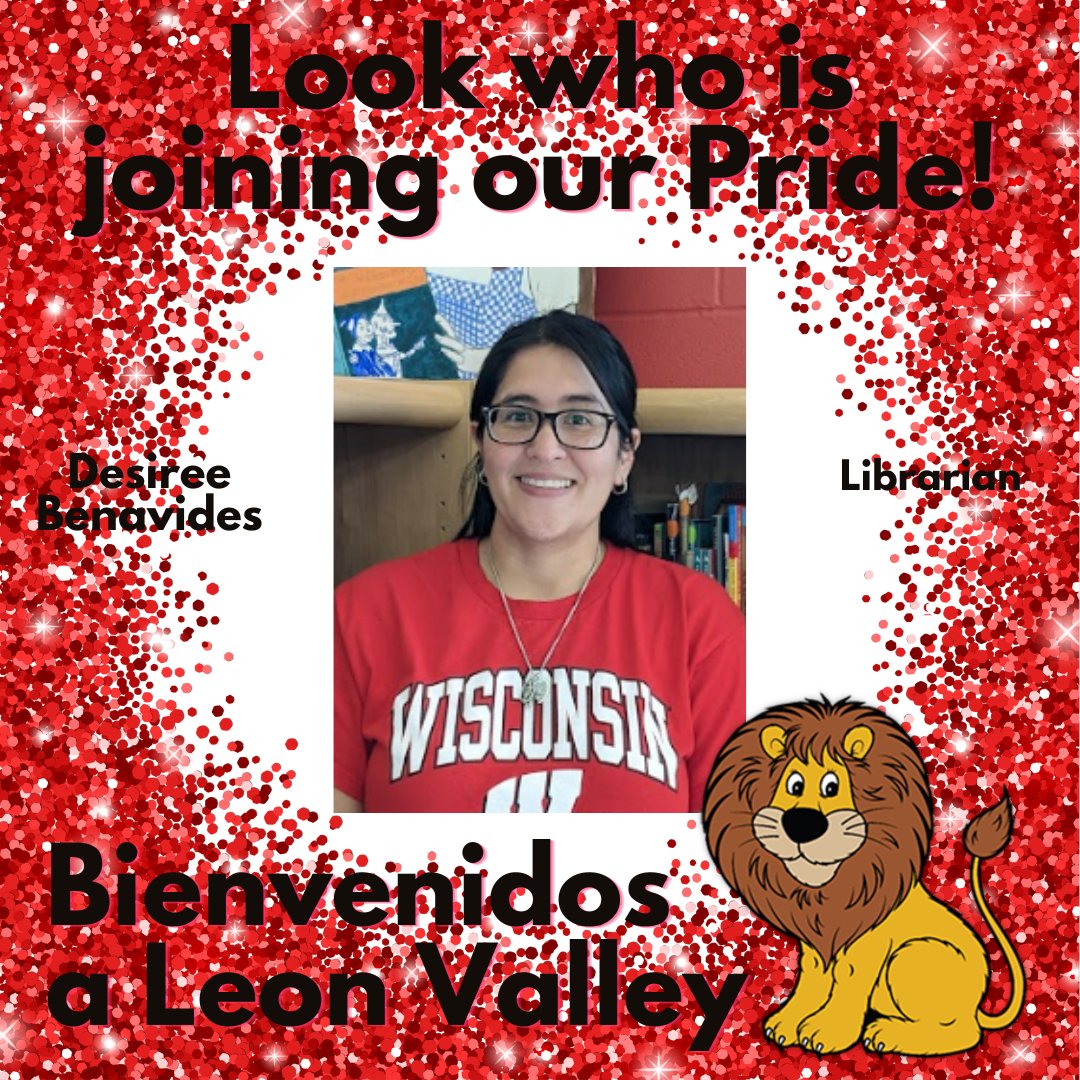 Look who is joining our @NISDLeonValley Team! We are so excited to have you. Welcome to our Pride! 🦁¡Miren quienes se están uniendo a nuestro equipo! Estamos muy emocionados de tenerlos con nosotros. Bienvenidos a nuestra manada. @NISD #TeamLVE #OneTeamOneVision