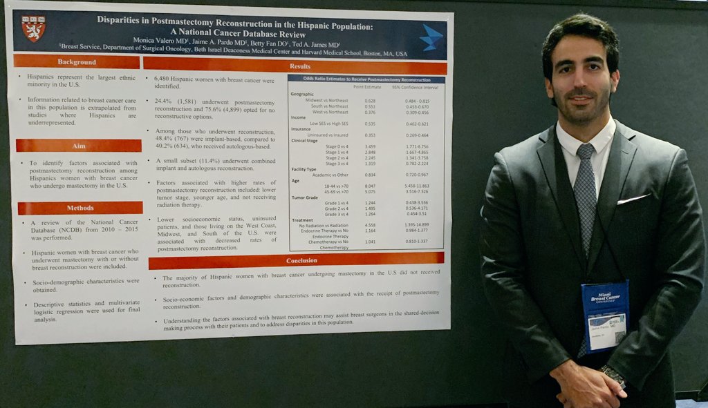 Boston Breast Surgeon (@drtedjames) on Twitter photo Congratulations to my former #research fellow and resident <a href="/JaimePardoP/">Jaime Pardo Palau</a> on matching into plastic #surgery at University Medical Center, Chicago. It's been a long journey. This is the fruit of your hard work and dedication to #excellence. I'm proud of you. Congratulations to my former #research fellow and resident <a href="/JaimePardoP/">Jaime Pardo Palau</a> on matching into plastic #surgery at University Medical Center, Chicago. It's been a long journey. This is the fruit of your hard work and dedication to #excellence. I'm proud of you.