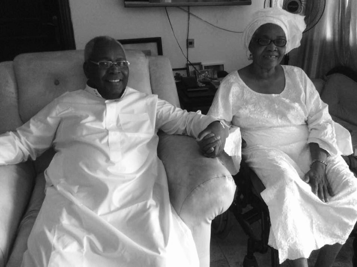 My Pop and Mom 
Rest on Dad we taking good care of her for you