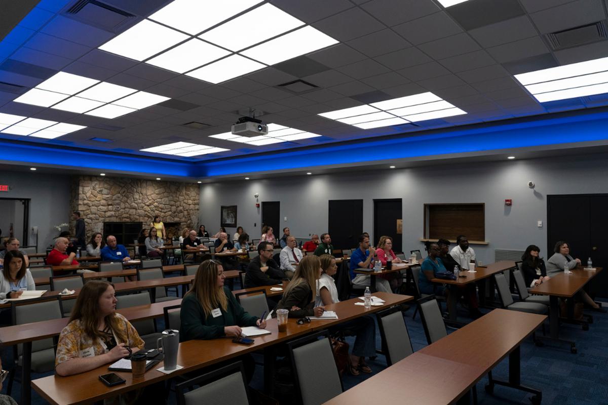 CovationCenter's tweet photo. We were proud to be a sponsor of the Lycoming County Reentry Coalition's Second-Chance Hiring Summit held today at Penn College to discuss the opportunities businesses have to hire justice-involved individuals. 
#justiceinvolved #smallbusiness #hiring https://t.co/N2RM2Bgtsr