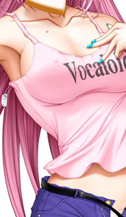 昔描いたボーカロイドのルカさん。
同人CG集だとおまけの脱衣でピンクのシャツ着てますね～。🙂

#あなたのぴんく色の作品を見せてください 