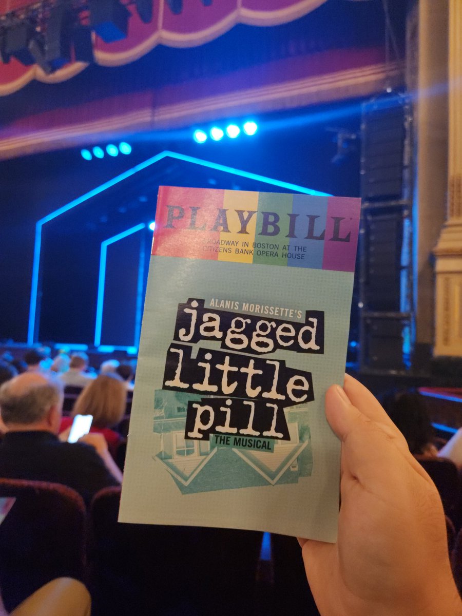 Tonight it's Jagged Little Pill The Musical at #BroadwayInBoston https://t.co/RqNhmS3DlW