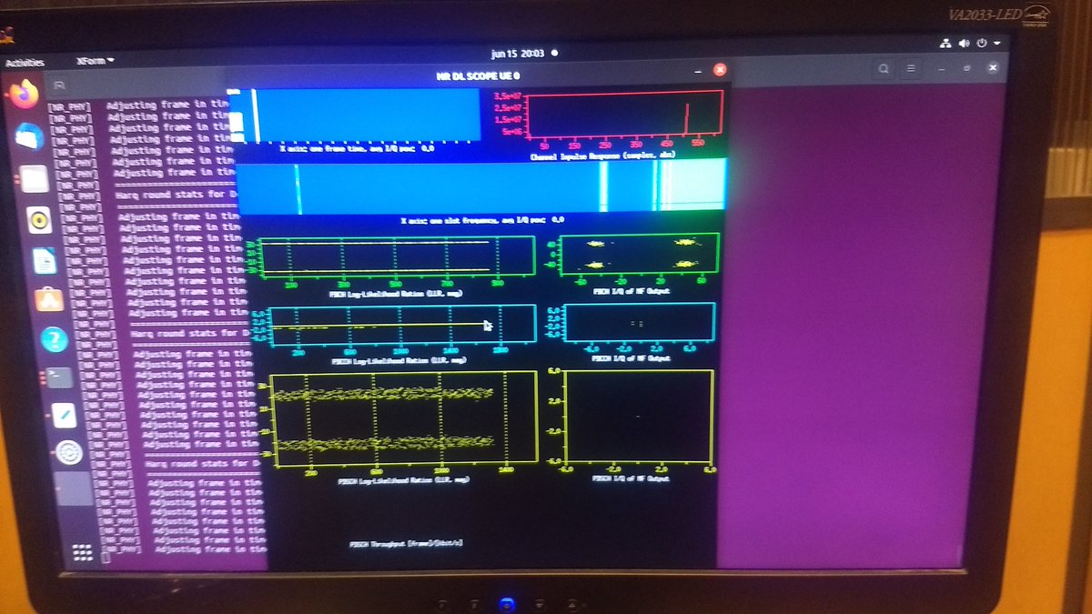ClaudinaRattaro's tweet photo. Los genios del proyecto de fin de carrera Maq5G @IIE_FIng_UdelaR fing @Udelaruy tienen una primera versión de una maqueta de una red 5g funcionando utilizando equipos sdr, solución basada en @osalliance5g . 💪💪💪💪 https://t.co/34e9ytkEeO