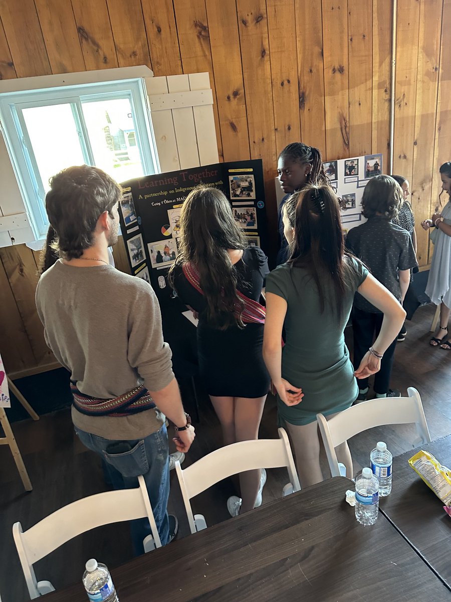 Celebration of Indigenous Education - a wonderful forum for students and educators to share their learning ⁦<a href="/ocsbindigenous/">OCSB Indigenous Ed</a>⁩ ⁦<a href="/ImmaculataOCSB/">Immaculata High School</a>⁩ ⁦<a href="/TeamMikinak/">Team Mikinak</a>⁩ #Caring4Others ⁦<a href="/Ms_Leahey/">Dayna Leahey</a>⁩ <a href="/Macbouch/">Laurel MacDonald Boucher (she/her)</a>⁩ ⁦