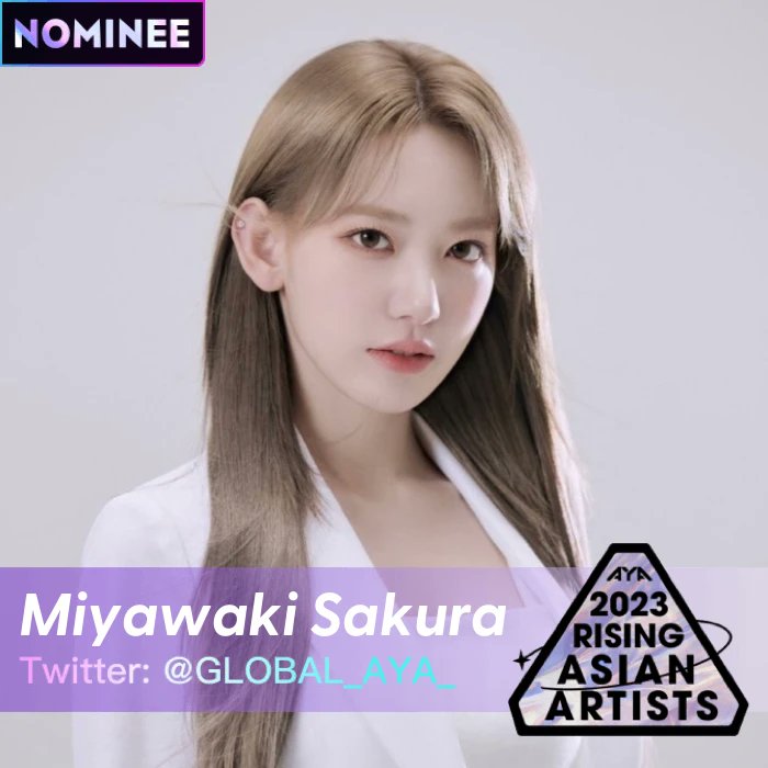 laviensakura's tweet photo. [RETWEET] Sakura is nominated on AYA's 2023 Rising Asian Artists and is currently ranked #1. Vote for her on the link provided and widen the gap. 
Our goal is to reach 500 RT for 1k tickets and 2k RT for 5k tickets. Let's do this for Sakura, everyone!

🔗: https://t.co/69lshA2Sc8 https://t.co/2GlZwJOKJh