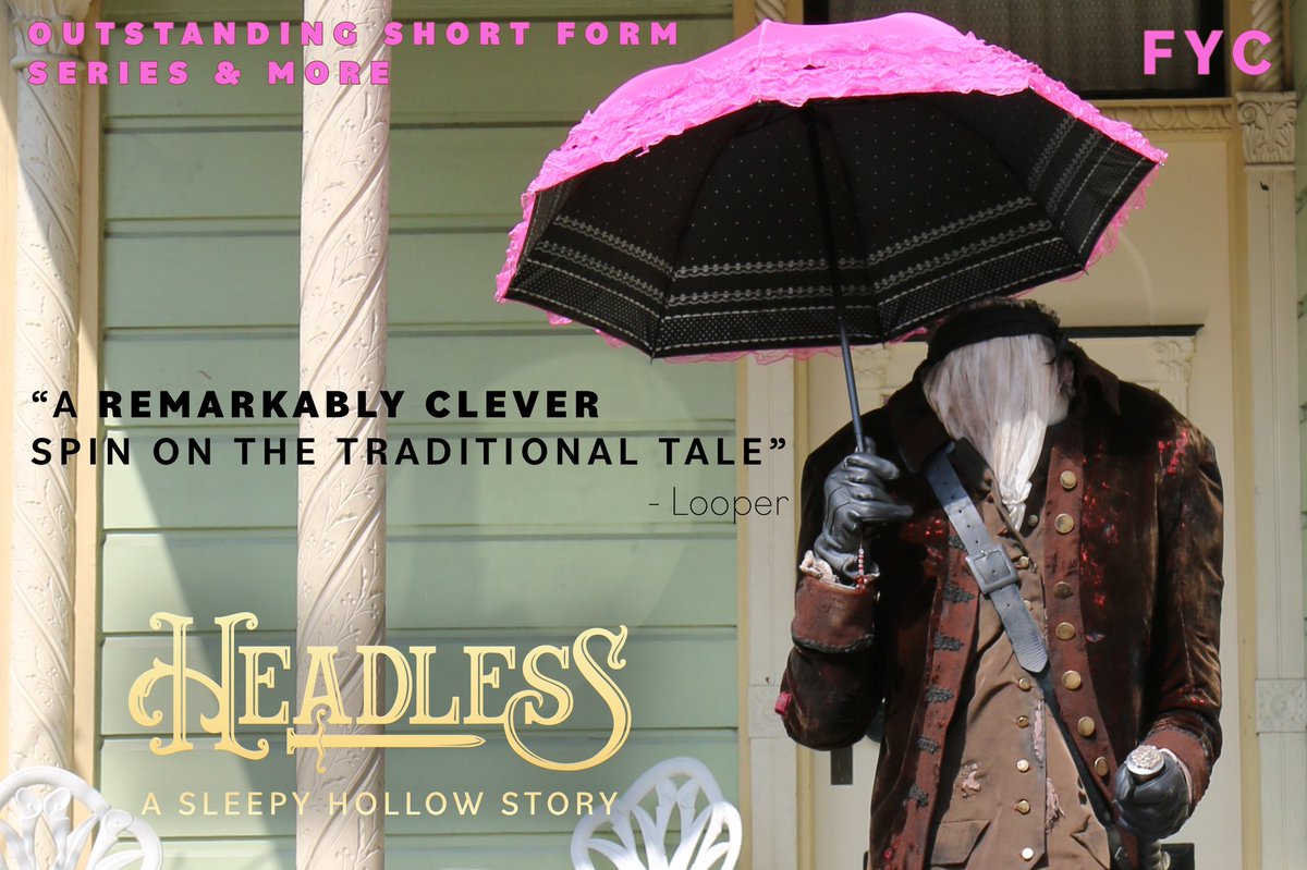 We are extremely excited to be in the running for #Emmys2023 and hope you’ll consider voting #HeadlessSeries in these categories:

⭐️ Outstanding Short Form Comedy, Drama, or Variety Series
⭐️ Outstanding Original Music and Lyrics - “The Poison Within”