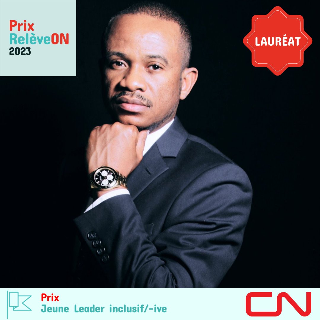 PRIX LEADER INCLUSIF 2023 🏆
Toutes nos félicitations à notre lauréat Jeune leader inclusif, Junior, qui se démarque par la rédaction de deux ouvrages de droit et par sa présence sur plusieurs CA francophones en Ontario.

Bravo 🎉

Ce prix est présenté par CN.