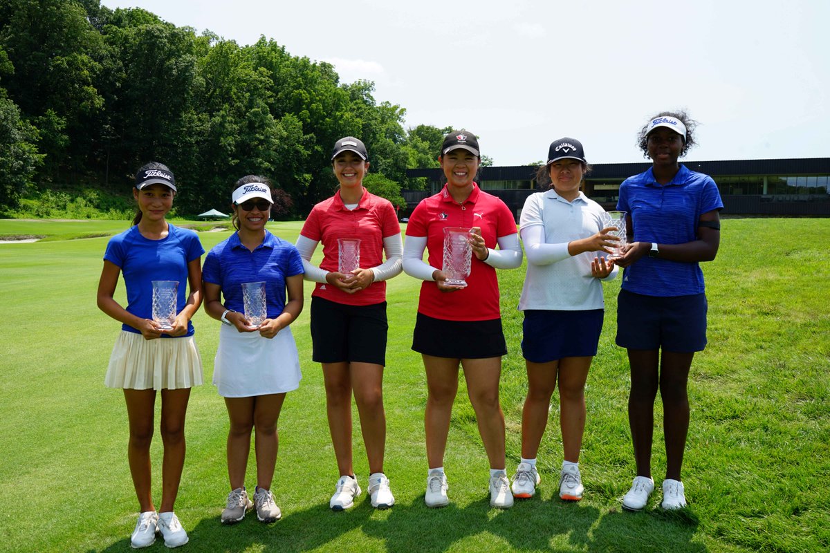 AJGAGolf's tweet photo. Alexa, play "Man, I feel like a woman!" by Shania Twain.
The girls beat the boys by eight strokes to win for the second year in a row at #StacyLewisInv Boys Vs. Girls Challenge! π https://t.co/YpVSOpBQpv