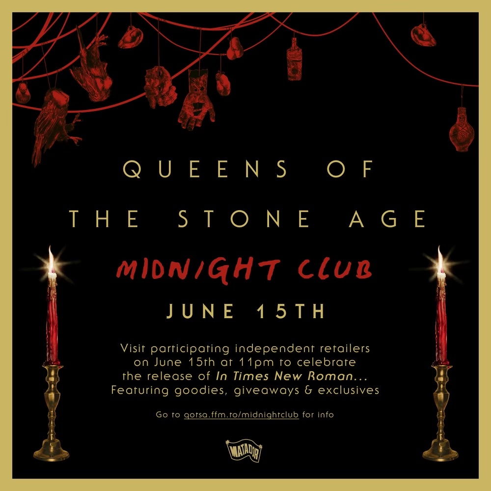PrinceMariusIII's tweet photo. Que buena celebración y escucha grupal de lo nuevo de @qotsa en @MariliansR Así de primeras el disco ha entrado muy muy fresco y ojo que el arte es una maravilla. https://t.co/chxmHelOdO