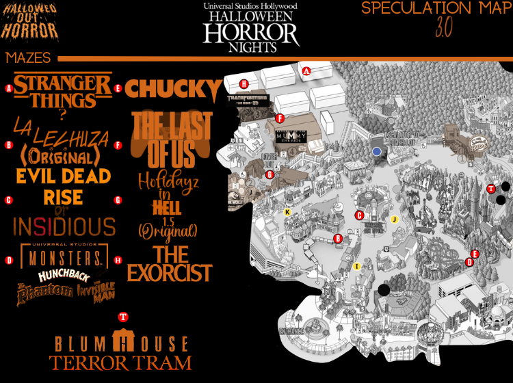 But it doesn't stop there, as we're doing a double #HHN map release with our #Hollywood #HHN2023 3.0! A few things have changed!