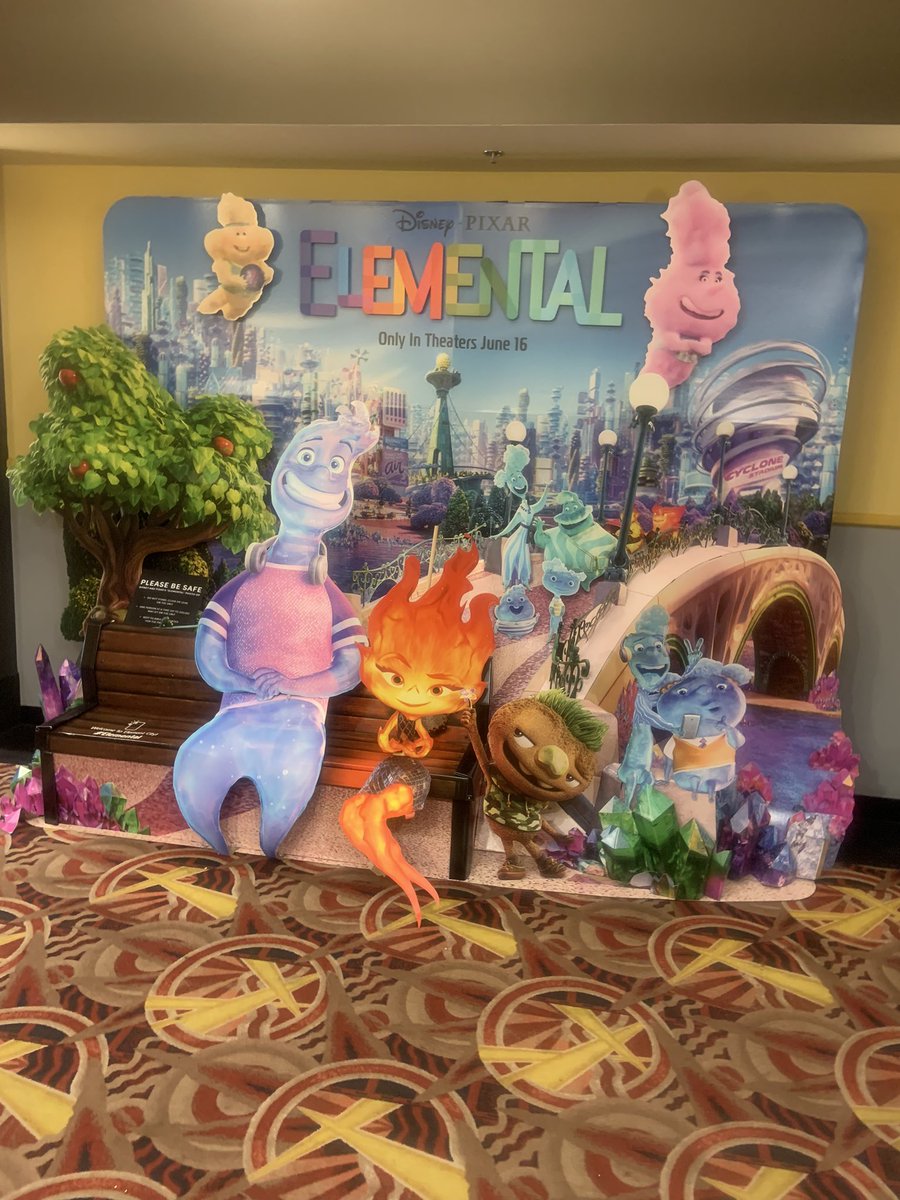 SuperNaruto10's tweet photo. #Elemental  the movie 2023 was MAGNIFICENT💧🔥🍃💨💧🔥💨🍃🌼☁️🎇🌊🪴❤️‍🔥

#AMCTheaters #Elementalmovie #Ember #Wade #Clod #EarthGuyClod #Gale #Pixar #Disney #Disney100 #BreakWind #TootToot #movie #MoviePoster #MoviePremiere #MoviePoster #moviecup https://t.co/pkvD425v5L