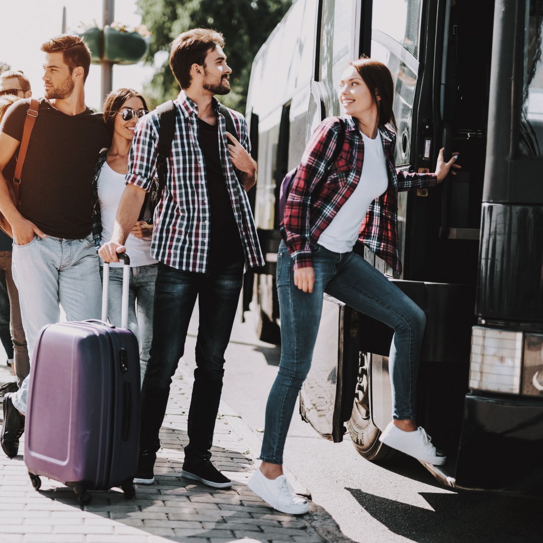 CTCBus's tweet photo. Don't stress about the hassle of driving and parking for your next event! Let our professional drivers handle the #Transportation while you sit back and relax on one of our comfortable #CharterBuses. Contact us today to book your group's transportation! https://t.co/OHau4T0oab https://t.co/UwWnuwpGPo