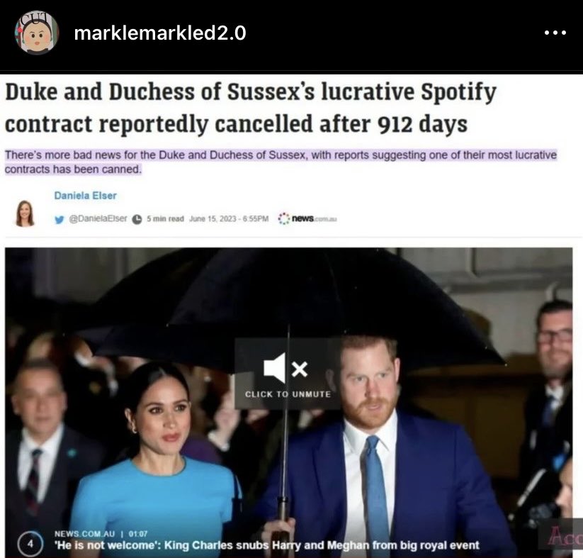Fully confirmed. Over and out. In the cold. #MeghanMarkle #Archwell #Spotify . They had to let go hundreds of employees!