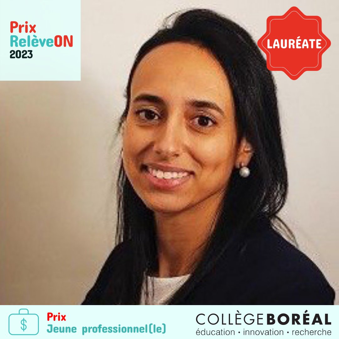 PRIX JEUNE PROFESSIONNELLE 2023 🏆
Toutes nos félicitations à notre lauréate Jeune professionnelle, Marie-Andrée, dont le leadership et l’influence positive sont démontrées par la reconnaissance que lui témoignent ses collègues. Bravo 🎉
Ce prix est présenté par le <a href="/collegeboreal/">Collège Boréal</a>
