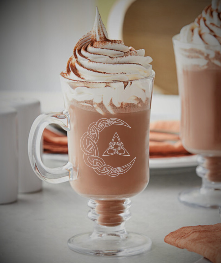 Thinking of doing a Pre-order on a 10 unit run of these Irish Coffee Mugs.  Gotta do a test piece first to make sure the knotwork tracks at this size. But if it works out, who's in?