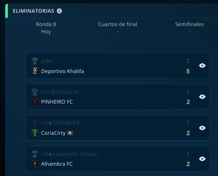 DKhalifa_s3's tweet photo. Equipos clasificados para los cuartos de copa felicidades a todos @striker_manager https://t.co/aQLggu5K0m