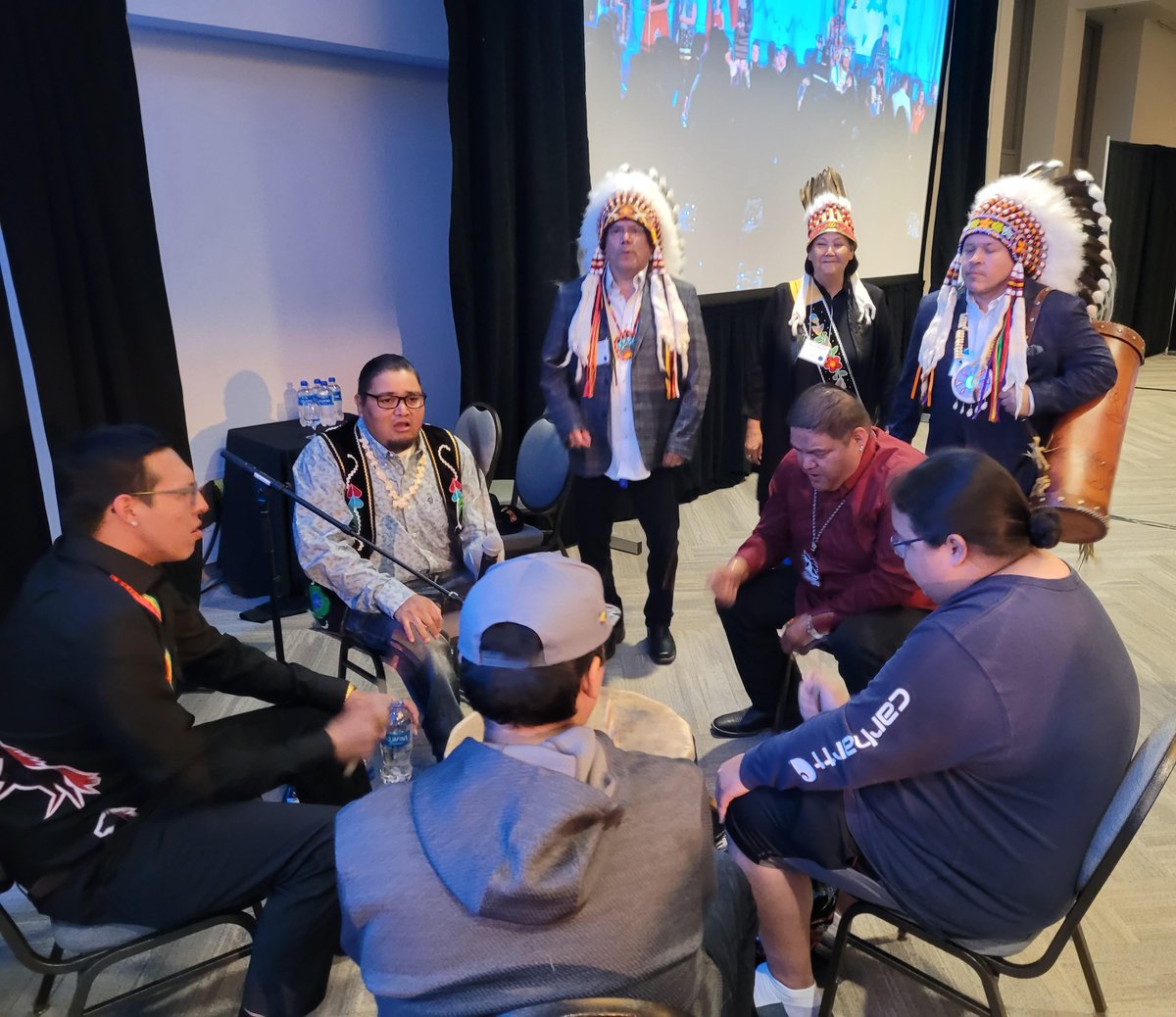 #KFB2023 is underway with 890+ people in attendance &amp; we couldn't be more excited! What an amazing show of support for the Elders &amp; Knowledge Keepers in our communities and they work they are doing on so many levels ♥️