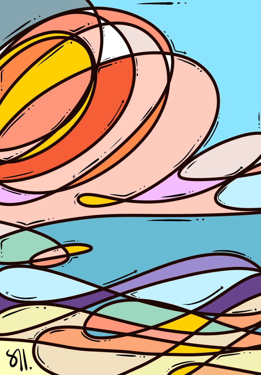 judasaca_art's tweet photo. Hey everyone! 
NEW DROP!  

"Toludenian Sunset" 

I keep exploring different textures and colors, inspiring childhood memories 

10 Editions   
5 $XTZ   
Link below 👇❗️ https://t.co/iO1EaC0359