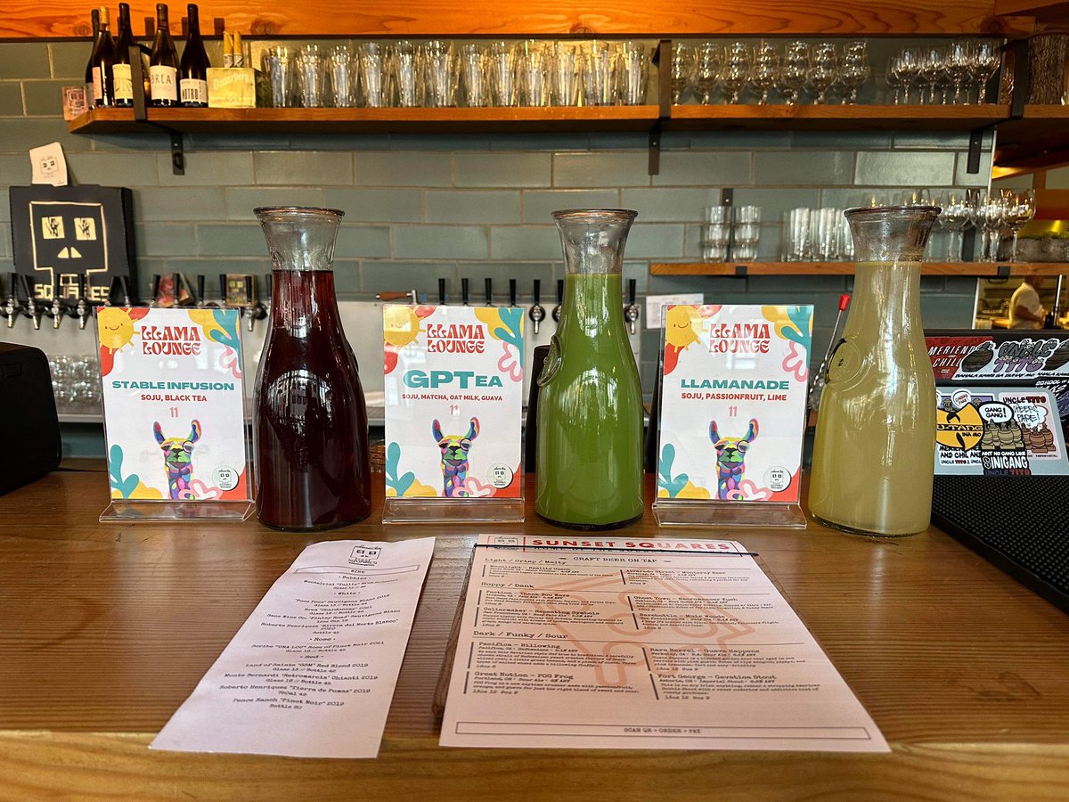 BRING ON THE THIRSTY LLAMAS! 
🍺🦙🍷🦙🍹🦙🍸🦙🍺🦙🍷🦙🍹

#LLAMALOUNGE #AI #SANFRANCISCO