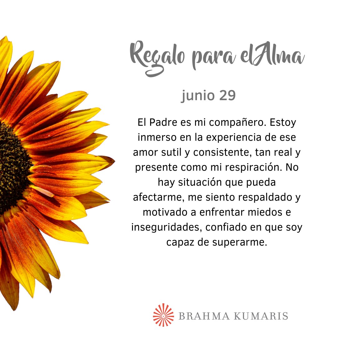 #RegaloParaElAlma #MeditacionRajaYoga #buenacompañia #amorsutil #enfrentarmiedos #SoyCapaz   bkcolombia.org