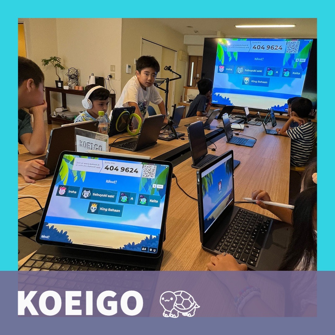 #koeigo #koeigoschool #koeigonews #okilife #steam #steamschool #japan #okinawa #coding #kidscoding #steameducation #programming #digitalart #steamokinawa #digitalartokinawa #nihongo #english #ipadpro #procreate #oki #kahoot! #breaktime #programming+english #programminginenglish