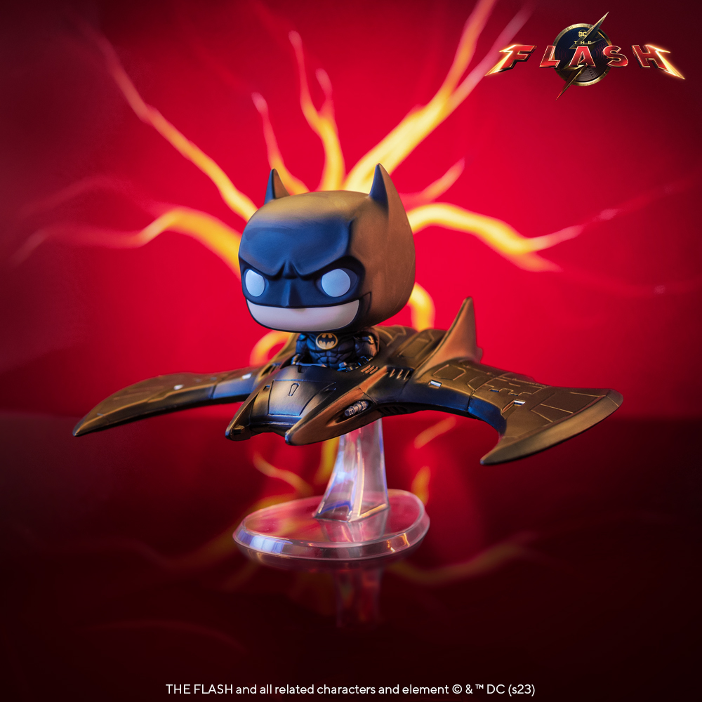 Funko's tweet photo. Grab your hero suit and make a run for it! The Flash™ collectibles are here. Shop now! https://t.co/6gHt1sdplv #Funko #DC #TheFlash https://t.co/ExHPXbeETr