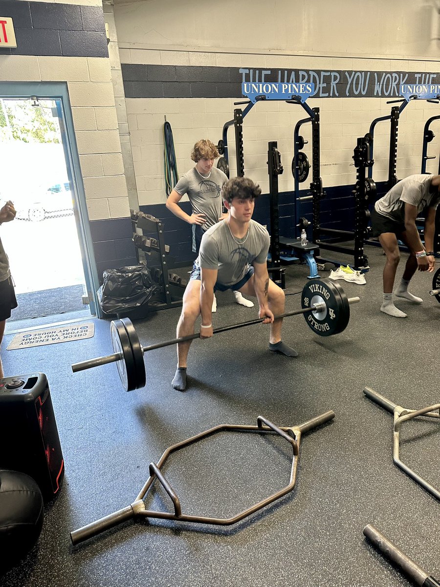 Union Pines Viking Football (@uphs_football) on Twitter photo Off-season week one in the books. Always becoming, never arriving…🙏🏼❤️🔥
#RiseUP23 #EEAF
<a href="/CoachTrousdale/">Coach Jason Trousdale</a> <a href="/GrizzlySTP/">Brian Clark</a> <a href="/Travis_Greene08/">Travis Greene</a> @DanTranel58 Off-season week one in the books. Always becoming, never arriving…🙏🏼❤️🔥
#RiseUP23 #EEAF
<a href="/CoachTrousdale/">Coach Jason Trousdale</a> <a href="/GrizzlySTP/">Brian Clark</a> <a href="/Travis_Greene08/">Travis Greene</a> @DanTranel58
